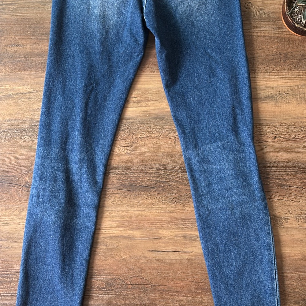 Kan Can Signature High Rise Button Fly Distressed Jeans 25 - Picture 6 of 7